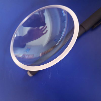 Lente a cupola in zaffiro con rivestimento AR, diametro 25mm e lunghezza focale 150mm per termografia a infrarossi