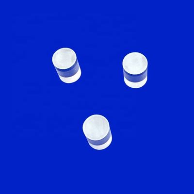 zaffiro 0.5mm di 10mmx60mm a 50mm Rod Lens For Laser Machine di vetro